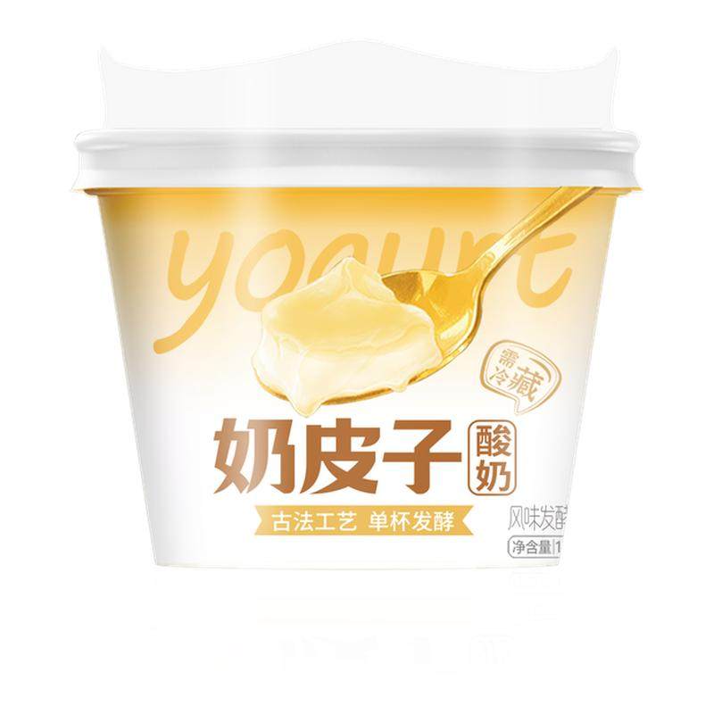 庄园牧场奶皮子酸奶135g*12杯