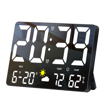 可遥控可挂墙！多功能大屏幕闹钟