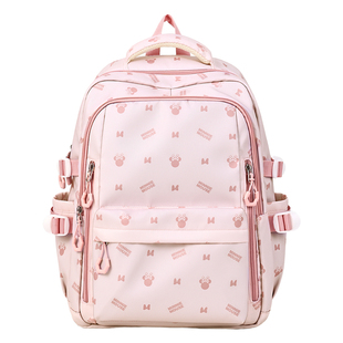 迪士尼双肩包女2026新款中学生书包女生初中生高中减负背包大容量