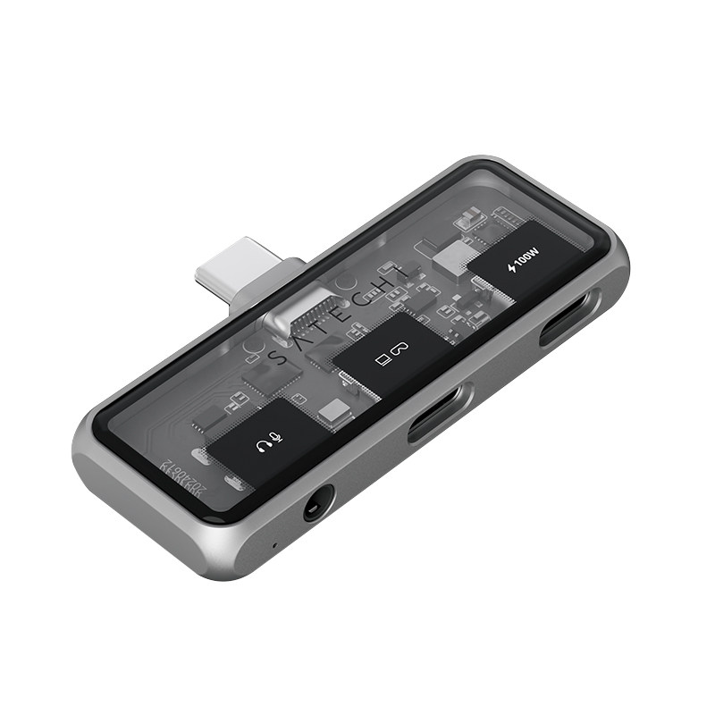 Satechi 便携XR/AR拓展坞TypeC适用苹果MacBookPro/Air转换iPad平板HUB集线器手机游戏掌