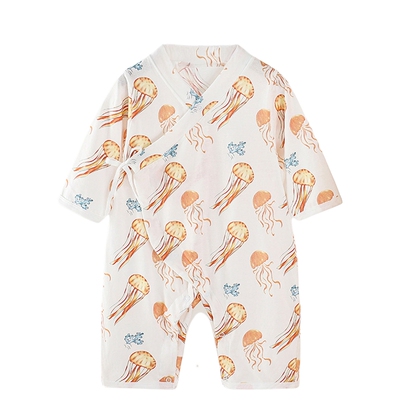 A类纯棉四季款新生儿宝宝连体衣