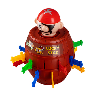 海盗桶网红玩具超大号叔叔木桶插刀剑整蛊玩具男女孩解压搞笑玩具