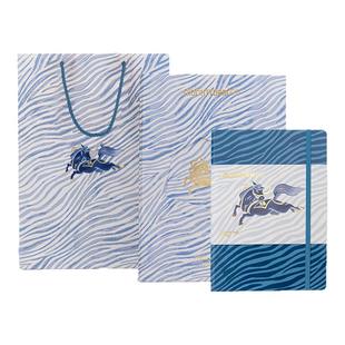 LEUCHTTURM1917德国灯塔马年全球限定·马上纳福典藏礼盒A5硬封面笔记本青花勾勒艺术笔记本新年送礼礼盒套装