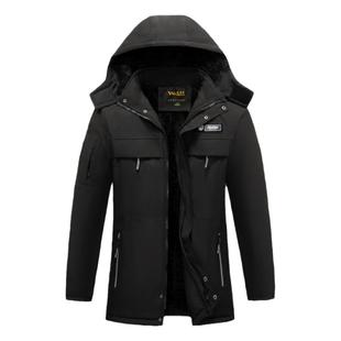 冬季加厚棉衣外套男加绒劳保棉袄工作服冬装防寒服防水冲锋衣棉服