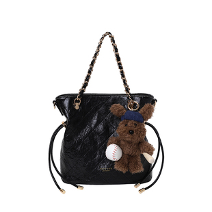 南风Chio2nd 伦敦午后托特包包女新款菱格手提包通勤单肩斜挎小包