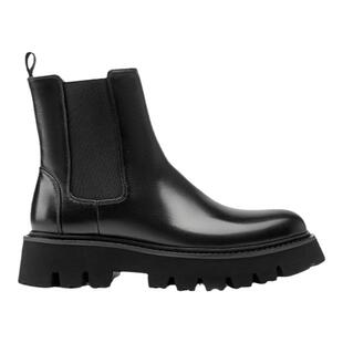 BeauToday商务休闲切尔西靴男士厚底增高马丁靴男款中高帮短靴