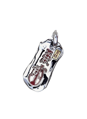 道家饰品s925银复古五雷号令牌