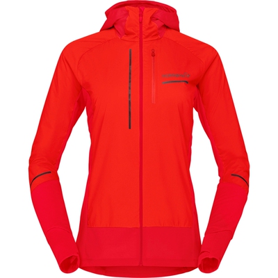NORRONA senja Polartec Alpha 女子 森雅 休闲通勤 透气连帽开衫