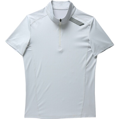 维特客立领男士运动T恤套装