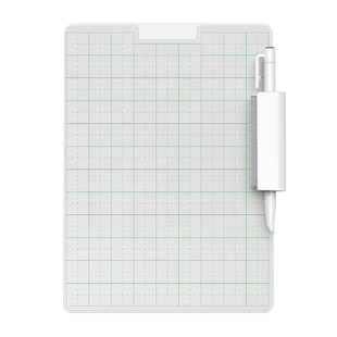 新款10寸无纸化练字白板宝宝儿童学习用可循环田字格手写板小学生写生字局部擦除练习板