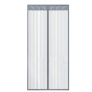 高档简易纱窗帘饭店防蝇门帘防蚊虫餐厅免打孔沙帘防盗门金钢纱F