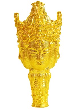 足金古法加厚四面佛一体三通