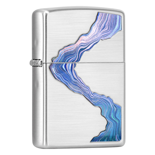 zippo打火机川流不息之宝官方正品刻字男士生日情人节礼物送男友