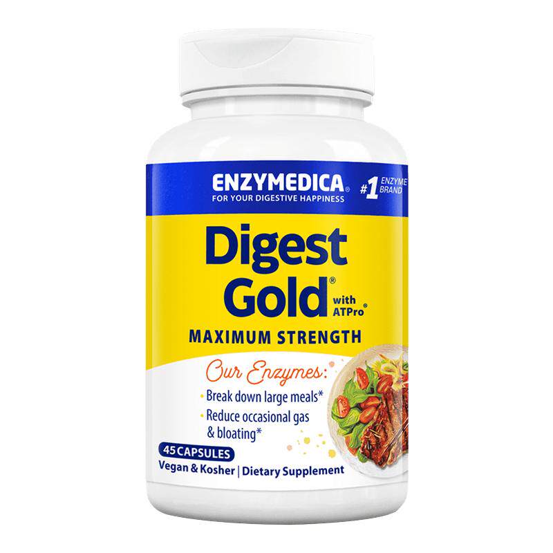 Enzymedica安森每康黄金消化酶益生菌胃黏膜消食分解缓胀美国进口