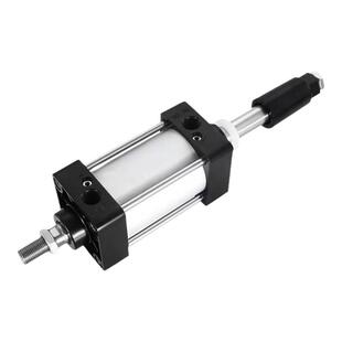 气动调节行程可调气缸SCJ32/40/50/63/80/100/125/160X50X100-50S