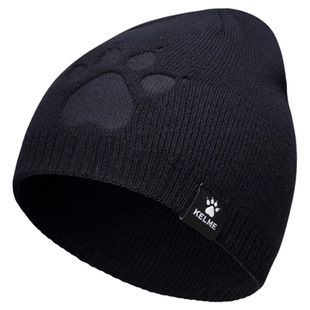 卡尔美帽子运动大头围保暖毛线帽男女冬季防寒跑步足球帽子冷帽冬