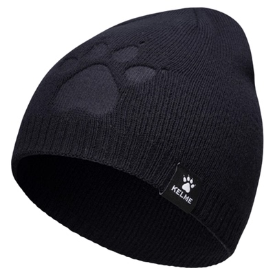 卡尔美帽子运动大头围保暖毛线帽