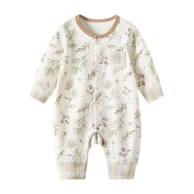 babylove纯棉秋冬连体衣保暖爬服