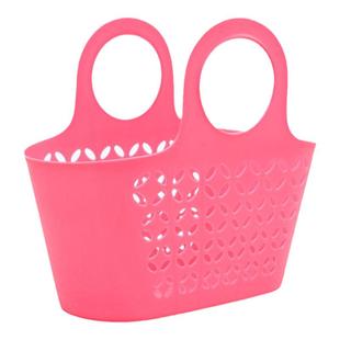 手提洗澡篮子浴筐洗漱用品韩国范儿可爱洗浴沐浴蓝浴室收纳篮框筐