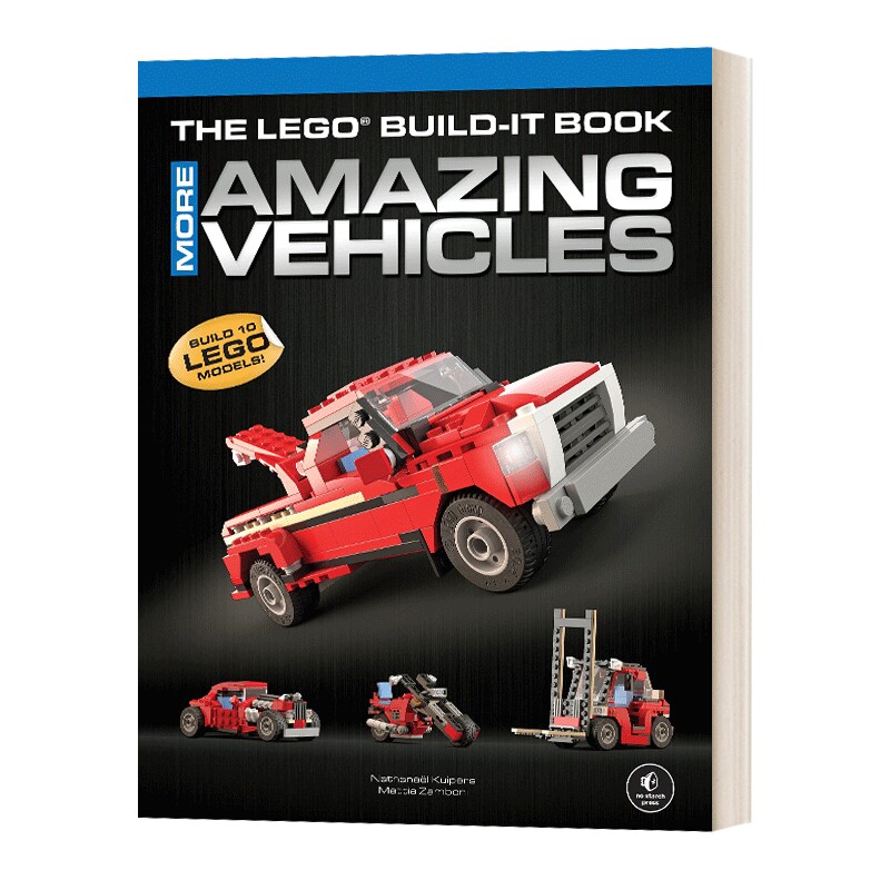 英文原版 The LEGO Build It Book Vol 2 乐高建造书2 神奇的交通工具 More Amazing Vehicles 英文版 进口英语原版书籍