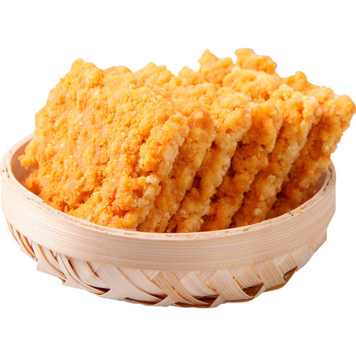 蟹黄锅巴酥脆散装蛋黄锅巴蟹黄味海鲜糯米蛋香锅巴老式怀旧宅十堂