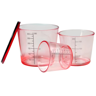 美人鱼钓鱼量杯三件套黑坑开饵料专用带刻度加厚量杯渔具用品大全