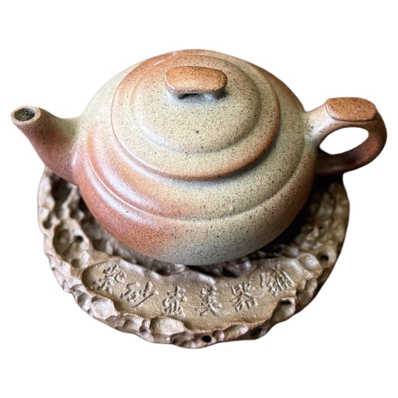 白玉段柴烧圆器上新桥中品紫砂壶 紫砂壶美器铺 宜兴原矿手工