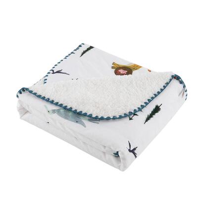 bebetour宝宝爱丽丝保暖盖毯