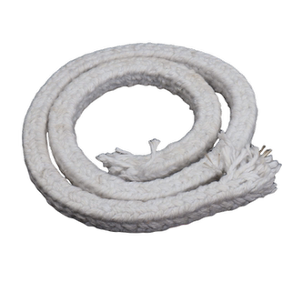 陶瓷纤维盘根耐高温密封条硅酸铝窑炉门耐火填料烤箱圆编绳石棉绳
