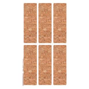 标签贴纸软木纹防水手写字橡树水松长方形圆复古风包装食品手账分类标记备注瓶身罐子可移撕不烂无痕小不干胶