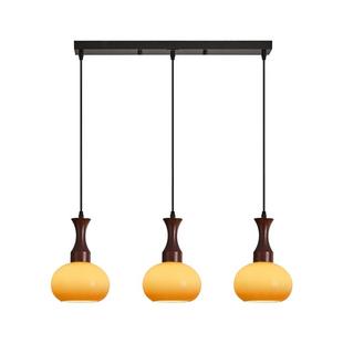 雷士照明新款餐厅吊灯高级复古宋氏美学中古风设计师款吧台餐厅灯