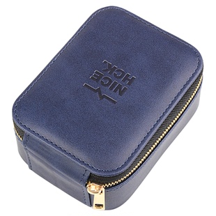 NICEHCK原道大容量PU拉链耳机盒大尺寸防压抗震便携保护棕/蓝可选