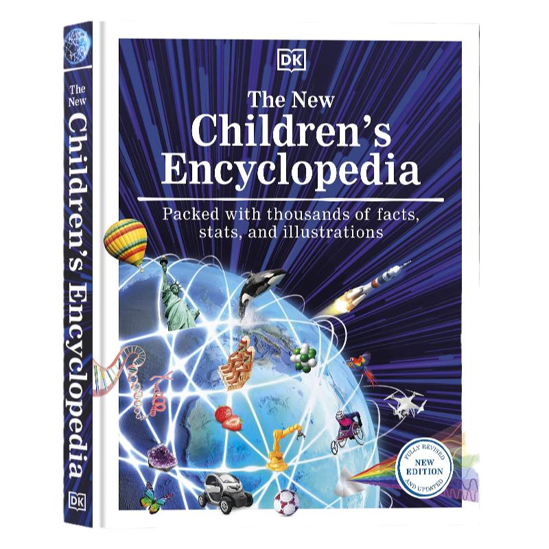 预售 DK 新版儿童百科全书 英文原版 The New Children's Encyclopedia 数以千计的事实 统计数据和插图 科普图解百科书籍 精装