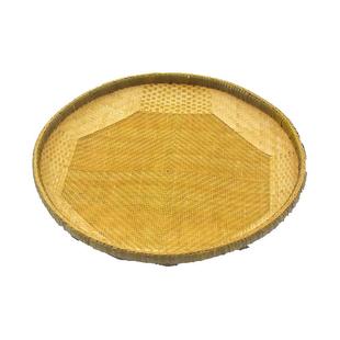 精编有孔竹筛圆簸箕筛子密孔八角米筛竹编纯手工编织筛芝麻茶叶筐