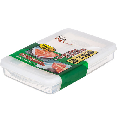 日本进口薄切肉片冷冻盒扁平型