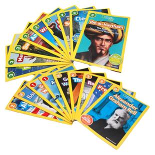 美国国家地理英文版 分级阅读人物传记 National Geographic Level3 英文原版绘本 幼儿童科普百科系列英语认知启蒙读物 低幼科普