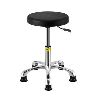 金扎特J12实验室升降圆凳防静电凳子工作椅子工厂无尘车间PU发泡