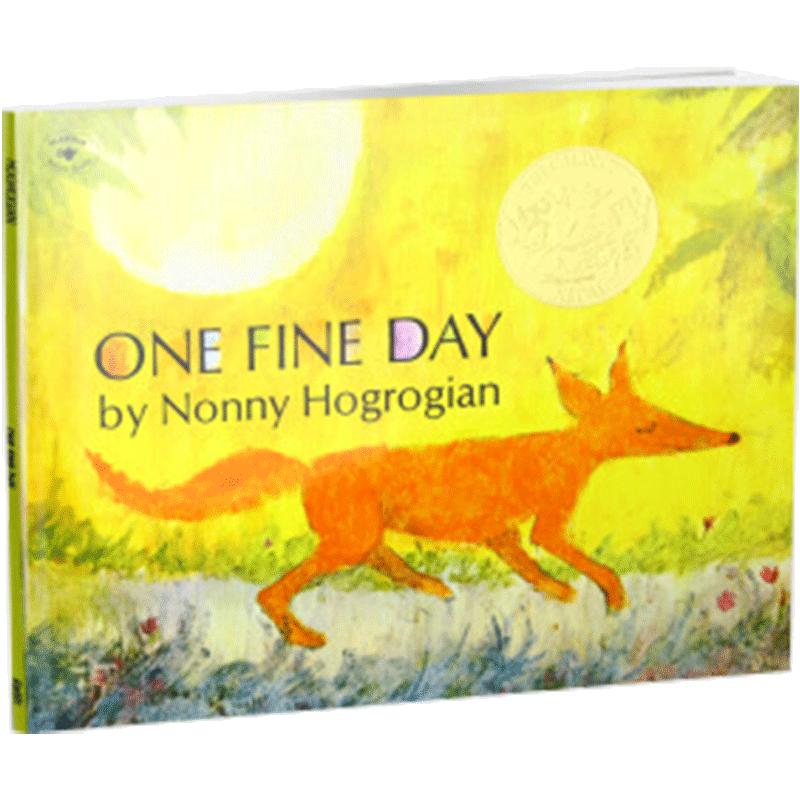 凯迪克金奖 英文原版绘本 One Fine Day 在一个晴朗的日子里 启蒙阅读早教英语训练书籍 睡前故事图画书