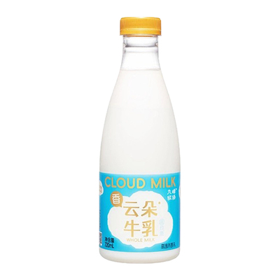 企鹅市集 九峰牧场云朵牛乳 非均质牛奶厚奶油牛乳低温牛奶720ml