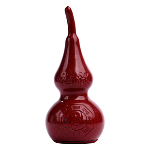 保真朱砂八卦葫芦摆件客厅玄关办公室福禄装饰品桌面乔迁新居礼品