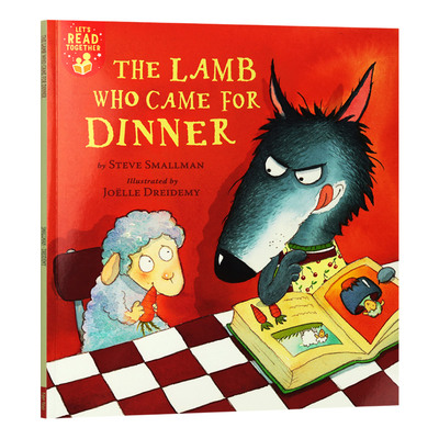 英文原版绘本 The Lamb Who Came for Dinner 吃饭的狼 Let's Read Together系列3 儿童英语故事图画书 英文版 原版进口书籍