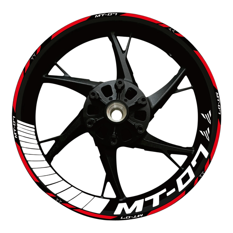 MT系列改装轮毂贴花轮框圈反光贴