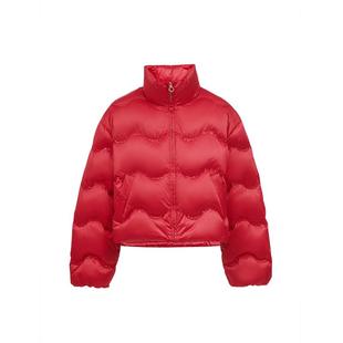 绫致Vero Moda羽绒服25冬季新款90白鸭绒亮片立领短款羽绒服百搭