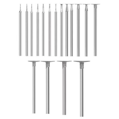 薄片钉头金刚砂石材刻字翡翠磨针