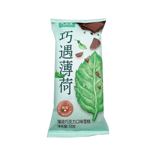 5支大桥道网红冰淇淋巧遇薄荷朗姆葡萄两种口对味儿雪糕冷饮整箱