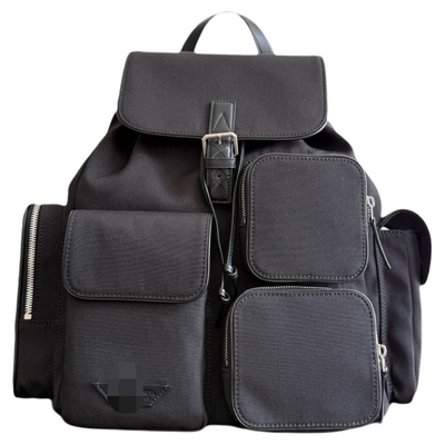 25新款纯手工编织男Crossroad双肩背包书包时尚休闲百搭通勤真皮