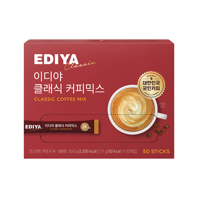 EDIYA韩国进口经典混合咖啡100条