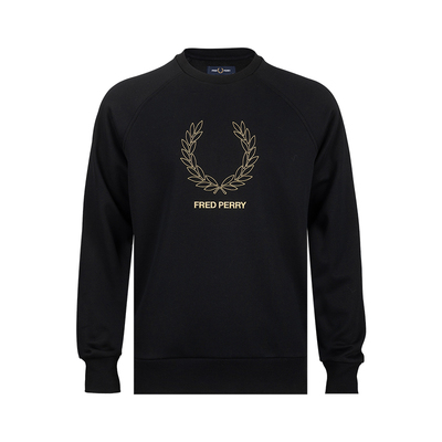 FREDPERRY男士套头加绒卫衣