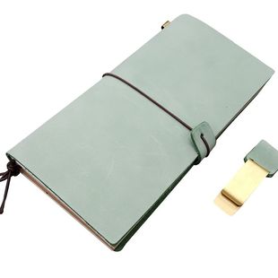 禾木家2018特价微瑕疵白雾蜡 旅行笔记本手账手帐TN真皮牛皮DIY