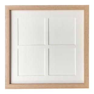 以琳画框油画棒画用四宫格六宫格橡木色胡桃木色相框摆台挂墙用平